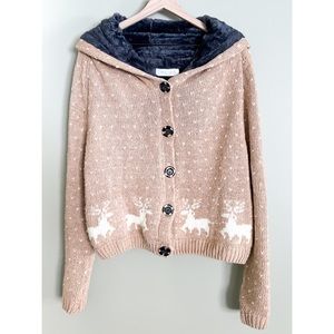 Tokyo Fashion Oversized Knit Cardigan Sweater One Size